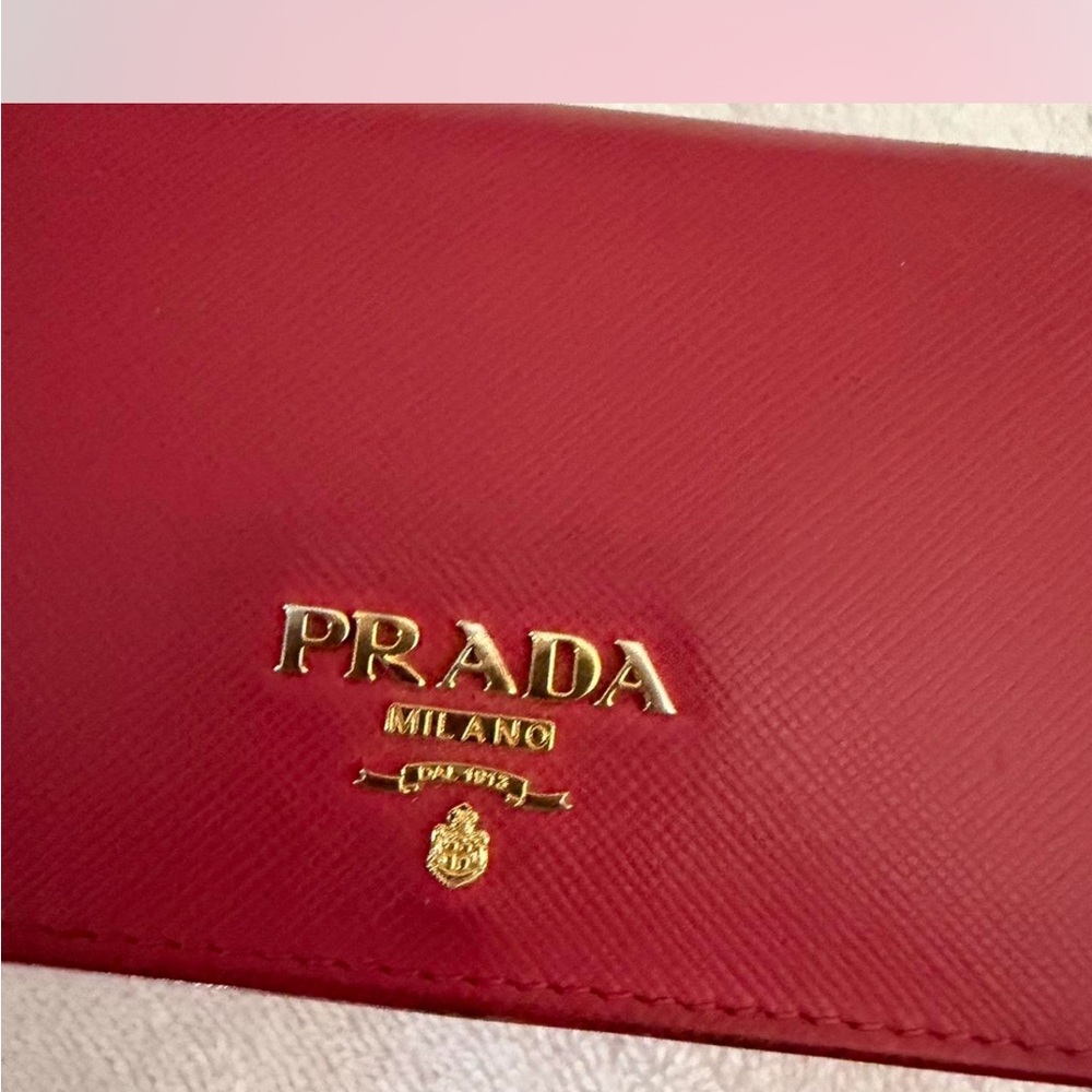 Pink Prada Wallet